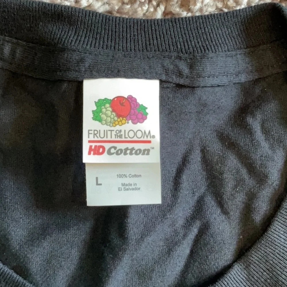 Fruit of the Loom Black Short Sleeve Tee - Picture 2 of 3